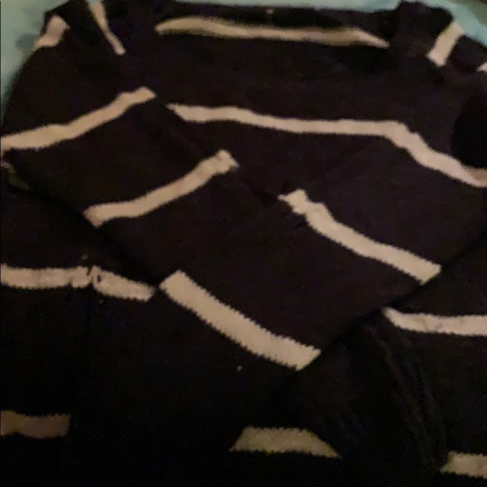 Blue strip sweater
